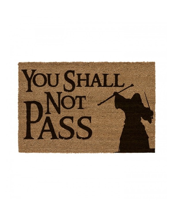 FELPUDO 60X40 YOU SHALL NOT PASS EL SEÑOR DE LOS ANILLOS