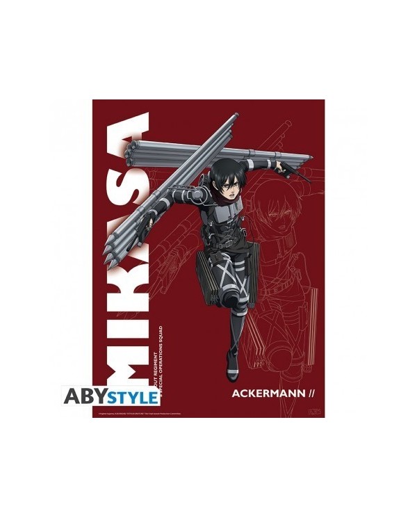 ATTACK ON TITAN - Poster "S4 Mikasa" (52x38) POSTERS5,00 €5,00 €  P...