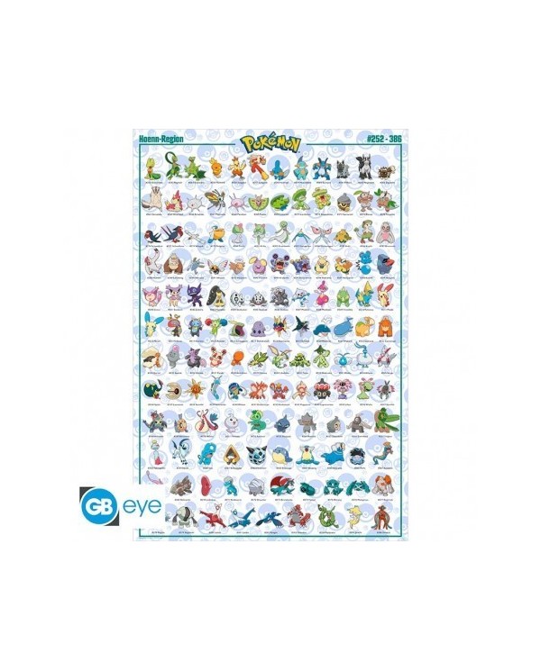 POKEMON - Poster "Hoenn Pokemon " (91.5x61) 3665361084426