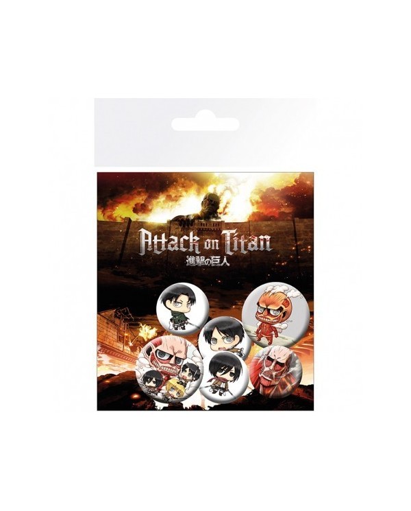 Ataque a los titanes Pack chapas Chibis ANIME / MANGA3,95 €3,95 € A...