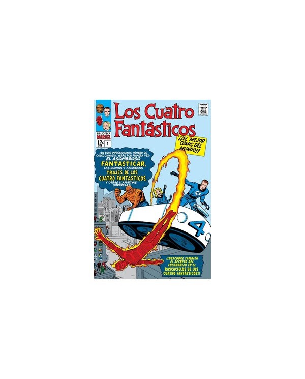 BIBLIOTECA MARVEL LOS 4 FANTÁSTICOS 1. 1961-62: FANTASTIC FOUR 1-6 USA