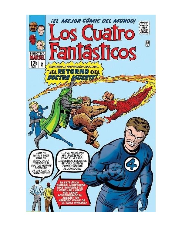 9788411501606 BIBLIOTECA MARVEL. LOS 4 FANTÁSTICOS 2. 1962-63. FANTASTIC FOUR 6-11 USA