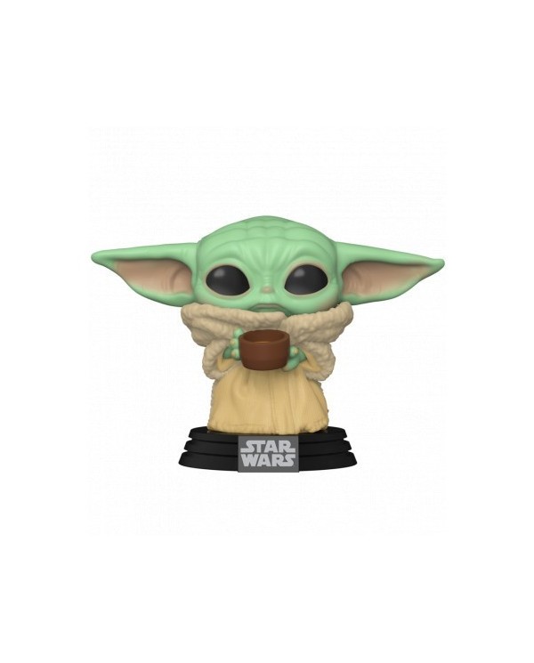 Funko Pop! Baby Yoda con taza The Child Mandalorian 889698499330