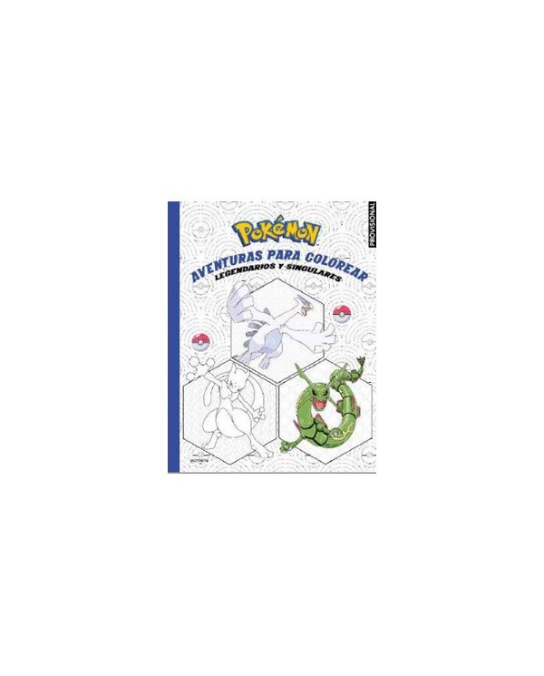 9788419241962 POKEMON AVENTURAS PARA COLOREAR : LEGENDARIOS Y SINGULARES