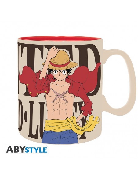 ONE PIECE - Taza - 460 ml - Luffy & Wanted  3665361069065