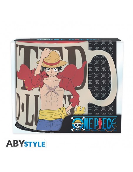 ONE PIECE - Taza - 460 ml - Luffy & Wanted  3665361069065