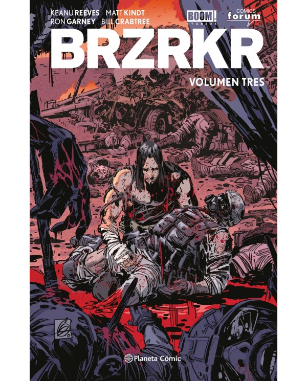 9788411404495  PLANETA COMIC    BRZRKR TOMO 3 REEVES  KEANU/KINDT  MATT/GARNEY  RON