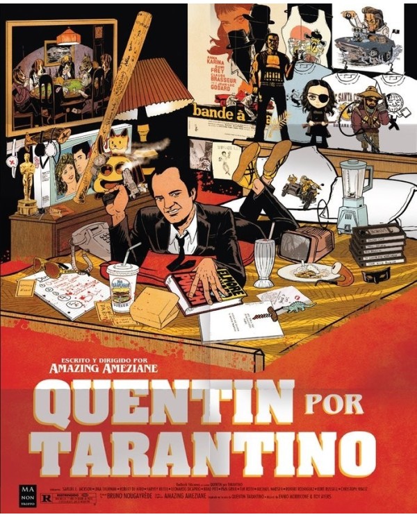 QUENTIN POR TARANTINO La novela grafica inspirada en la vida de Quentin Tarantino  9788418703515