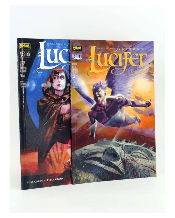 LUCIFER CASA SALAS SIN VENTANAS 1 Y 2. COMPLETA (MIKE CAREY / PETER GROSS) NORMA, 2001  97884843144196SM