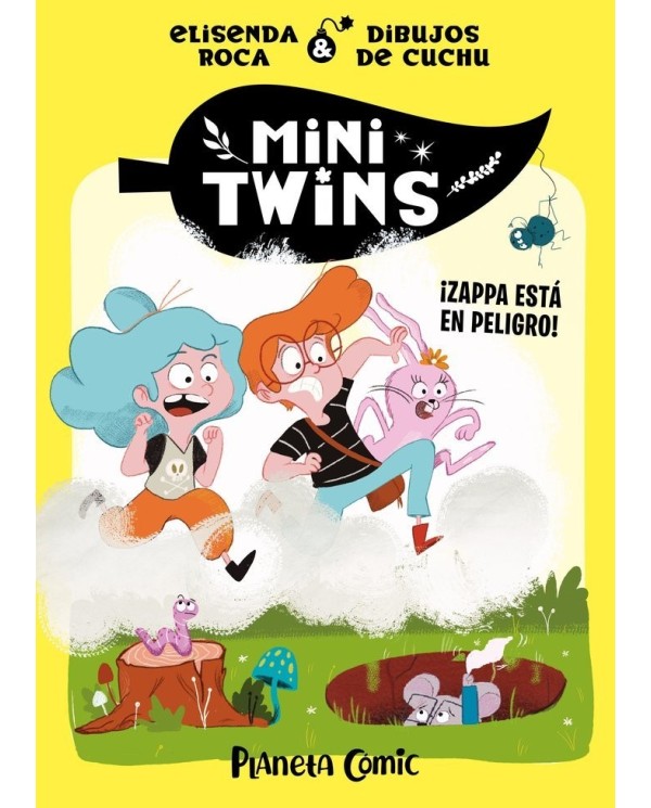 9788411408417  PLANETA COMIC    MINITWINS 2 ZAPPA CORRE PELIGRO ROCA PALET ELISENDA