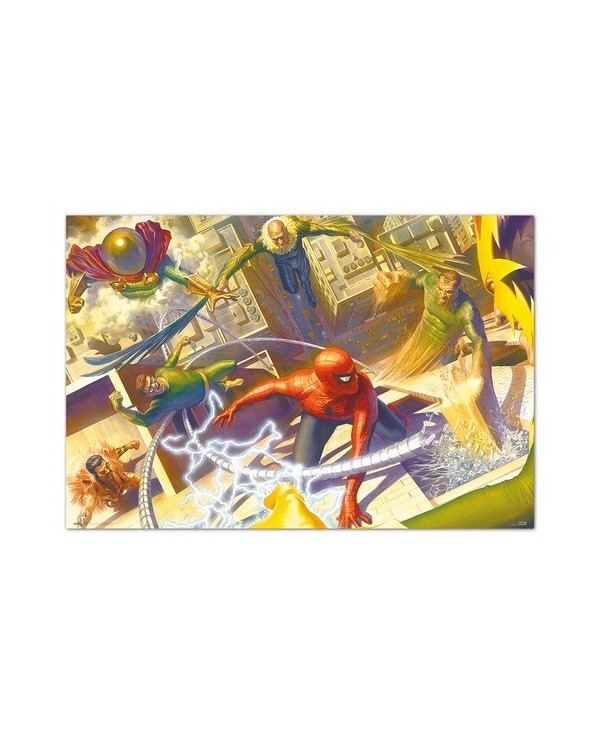 POSTER MARVEL SPIDER-MAN - SPIDER-MAN VS THE SINISTER SIX BY ALEX ROSS  8435497295783