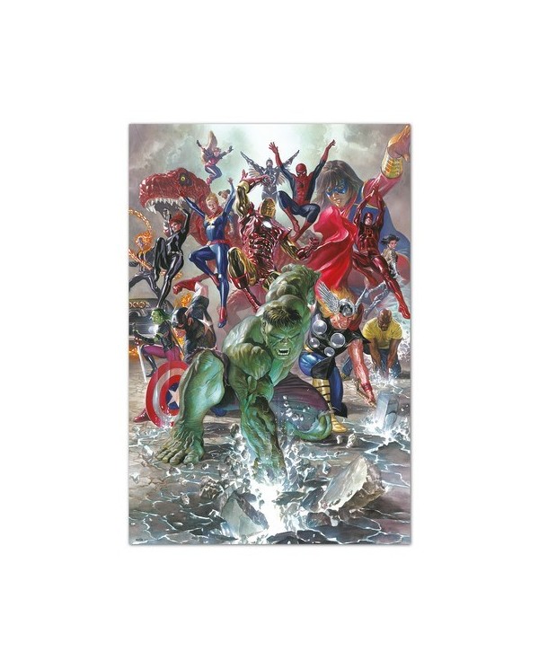 POSTER MARVEL LOS VENGADORES - MARVEL LEGACY BY ALEX ROSS 8435497295790