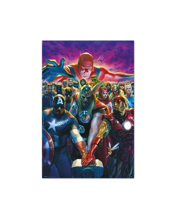 POSTER MARVEL LOS VENGADORES - 10 BY ALEX ROSS  8435497295806