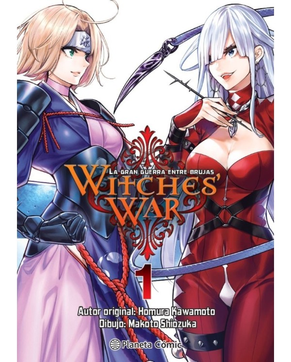 9788411409131  PLANETA COMIC  WITCHES WAR LA GRAN GUERRA ENTRE BRUJAS 1 KAWAMOTO  HOMURA/SHIOZUKA  MAKOTO