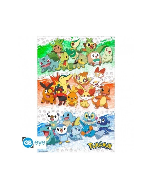 POKEMON - Poster Maxi 91.5x61 - First Partners  5028486489459