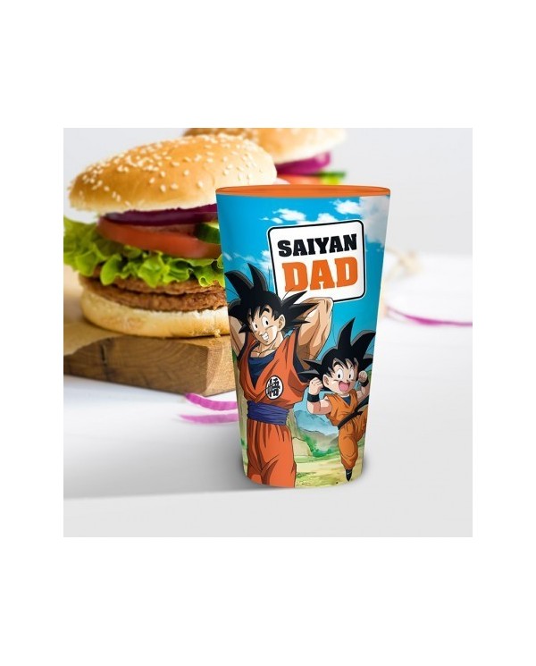 DRAGON BALL SUPER -Vaso - 400ml - SAIYAN DAD   3665361112259