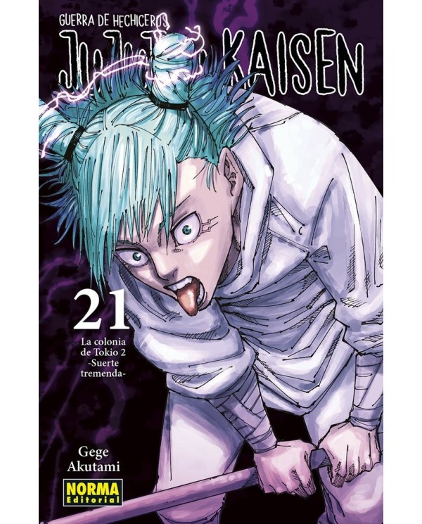 9788467961720  NORMA  JUJUTSU KAISEN 21 GEGE AKUTAMI