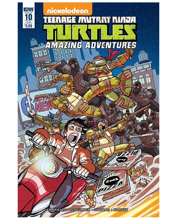  9788419920317 ECC  Las asombrosas aventuras de las Tortugas Ninja núm. 10 Matthew K. Manning/ Caleb Goellner