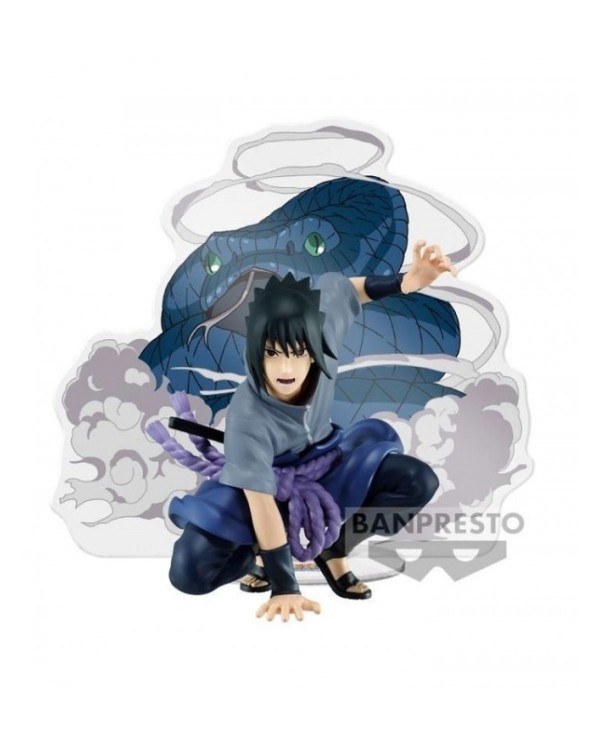 Figuras NARUTO SHIPPUDEN PANEL SPECTACLE UCHIHA SASUKE 9cm De Banpresto  4983164880335