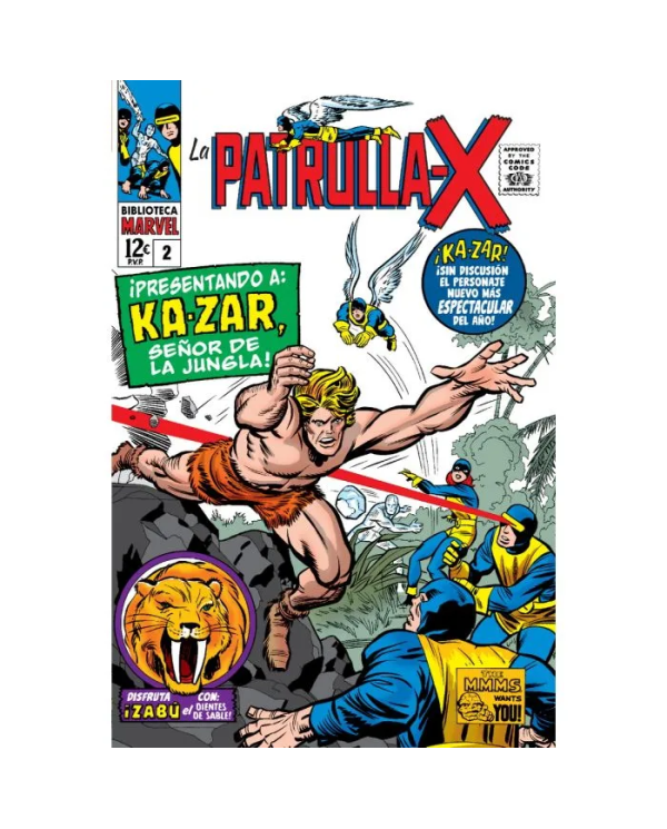 BIBLIOTECA MARVEL 25 LA PATRULLA X 2 1964 1965 9788411509381