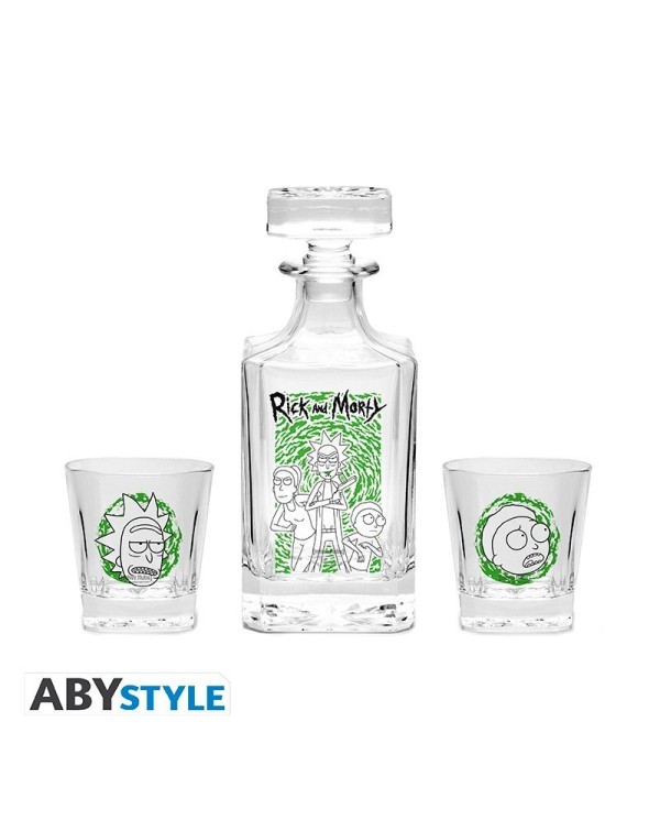 5028486487400 RICK AND MORTY - Set Decantador + 2 vasos "Characters"