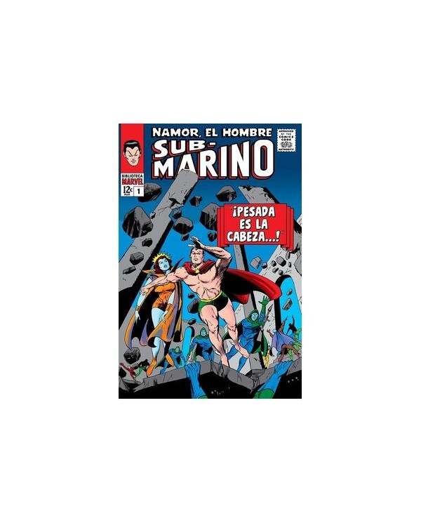 9788411508506,PANINI,BIBLIOTECA MARVEL 34. NAMOR, EL HOMBRE SUBMARINO 1, Marvel, VARIOS AUTORES