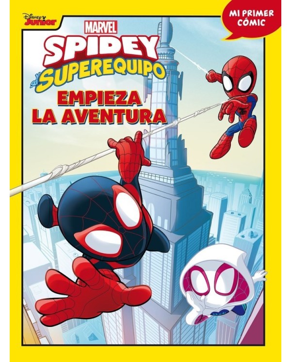 9788418610134,DISNEY,SPIDEY Y SU SUPEREQUIPO EMPIEZA LA AVENTURA, Infantil, DISNEY