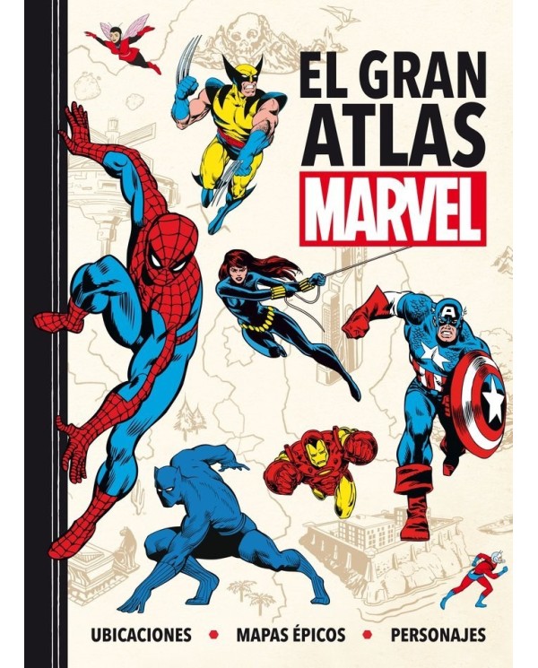 9788418610196,DISNEY,EL GRAN ATLAS MARVEL, Ilustrados, DISNEY