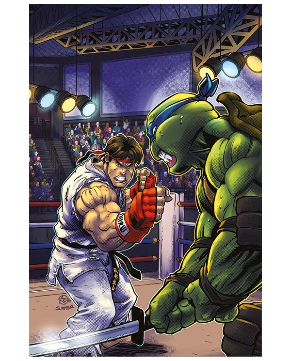 9788419920997,ECC,Las Tortugas Ninja vs. Street Fighter núm. 2 de 5, Americano, Paul Allor, Ariel Medel