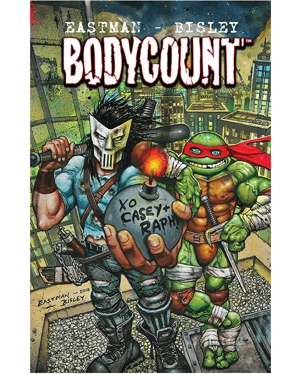 9788419972187,ECC,Las Tortugas Ninja: Bodycount, Americano, Kevin Eastman, Simon Bisley