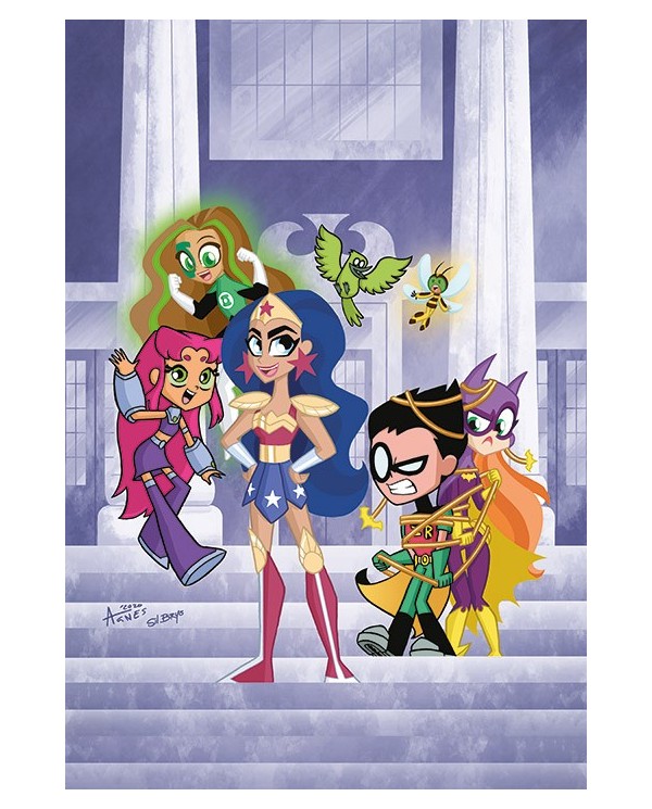 9788419972415,ECC,Teen Titans Go!/DC Super Hero Girls: Estudiantes de intercambio, DC comics, infantil, Amy Wolfram, Agnès Garbo