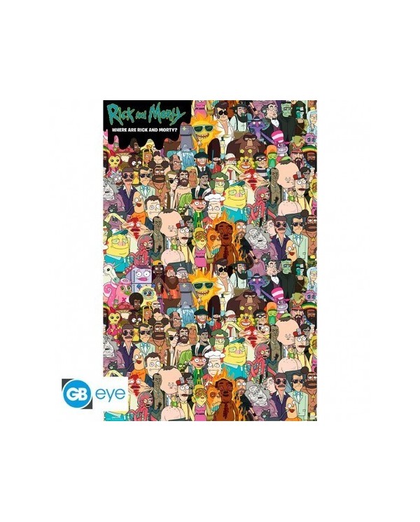 RICK AND MORTY - Poster Maxi 91.5x61 - Where's Rick  5028486482030