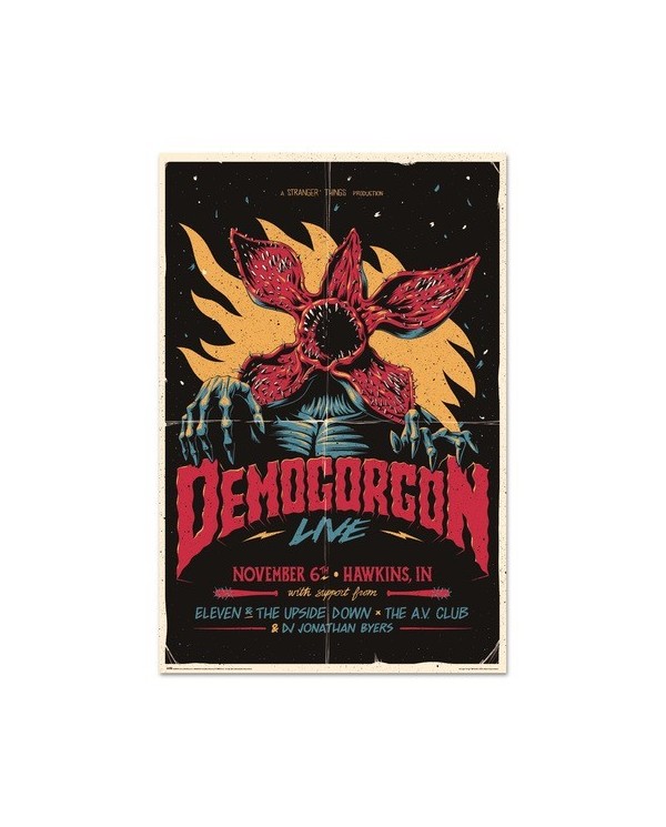 POSTER STRANGER THINGS - DEMOGORGON LIVE 8435497293703