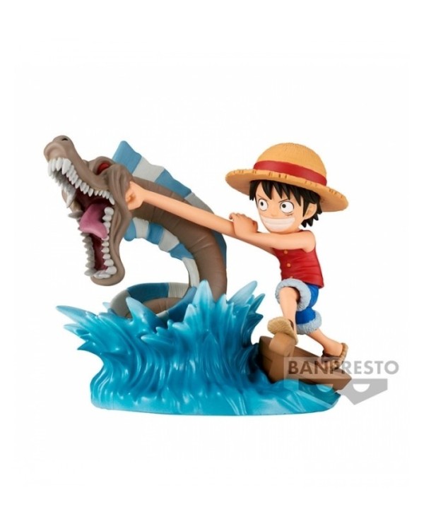 Figura ONE PIECE WORLD COLLECTABLE LOG STORIES MONKEY LUFFY VS Local Sea Monster  4983164884067