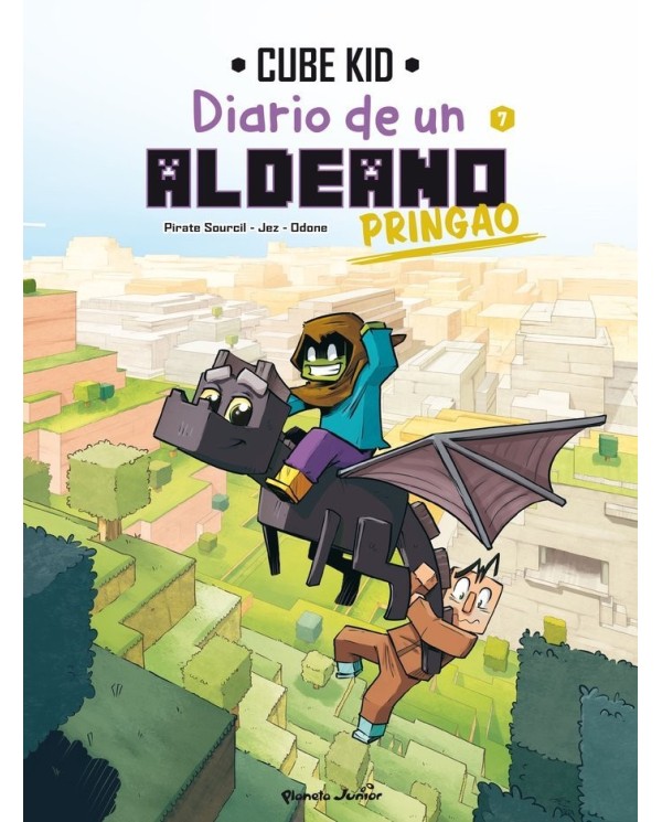 9788408282426 ,PLANETA COMIC,MINECRAFT DIARIO DE UN ALDEANO PRINGAO COMIC 7, , CUBE KID