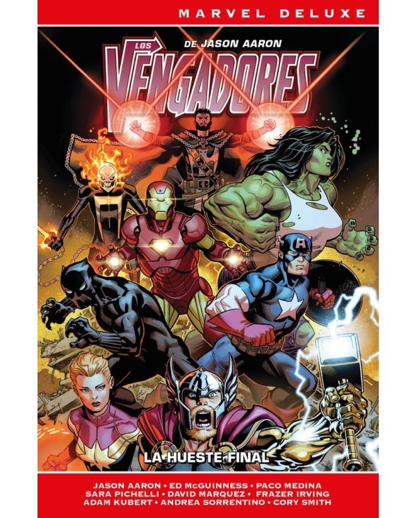 9788411504904 PANINI    LOS VENGADORES DE JASON AARON 01 (MARVEL NOW! DELUXE) DAVID MARQUEZ