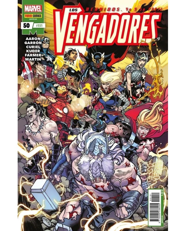 977000543600500151 PANINI    LOS VENGADORES 50 (151) JASON AARON