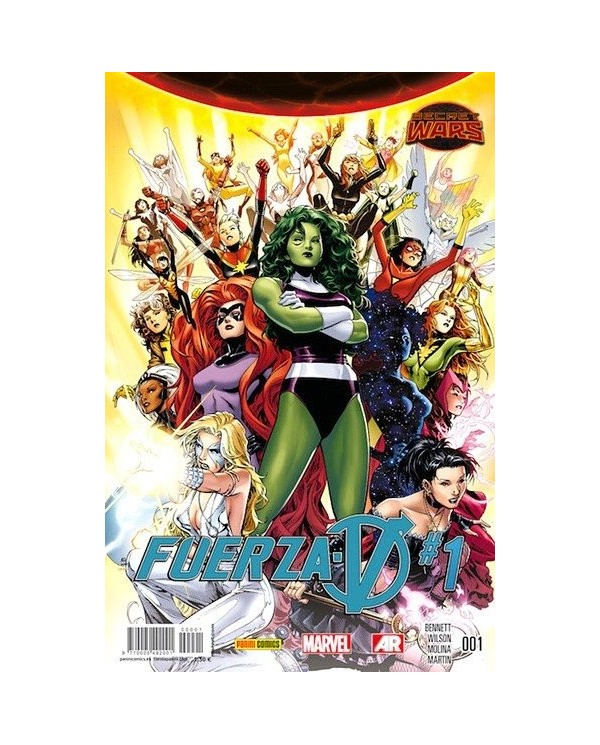 9788411509695,PANINI,FUERZA V: LA COLECCION COMPLETA (MARVEL NOW! DELUXE), Marvel, VARIOS AUTORES