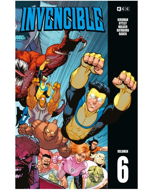 Invencible vol. 6 de 8 (Edición Deluxe),9788410108547,Robert Kirkman/ Ryan Ottley/ Cory Walker                ,ECC