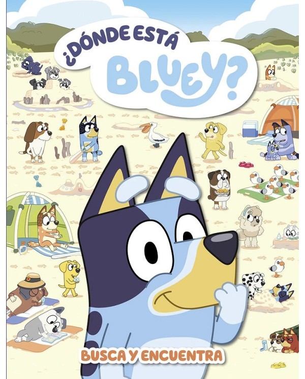 BLUEY LIBRO JUGUETE DONDE ESTA BLUEY Busca y encuentra Cuentos Infa...