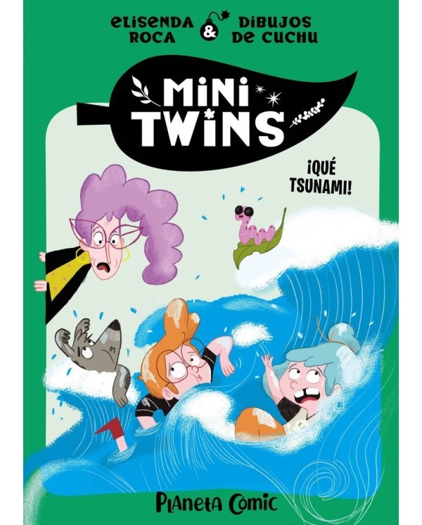 MINITWINS 3 QUE TSUNAMI,9788411610285 ,ROCA PALET  ELISENDA,PLANETA COMIC