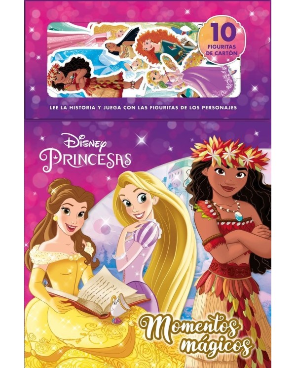 PRINCESAS MOMENTOS MAGICOS
Libro con 10 figuritas de carton,9788419547224,DISNEY,DISNEY