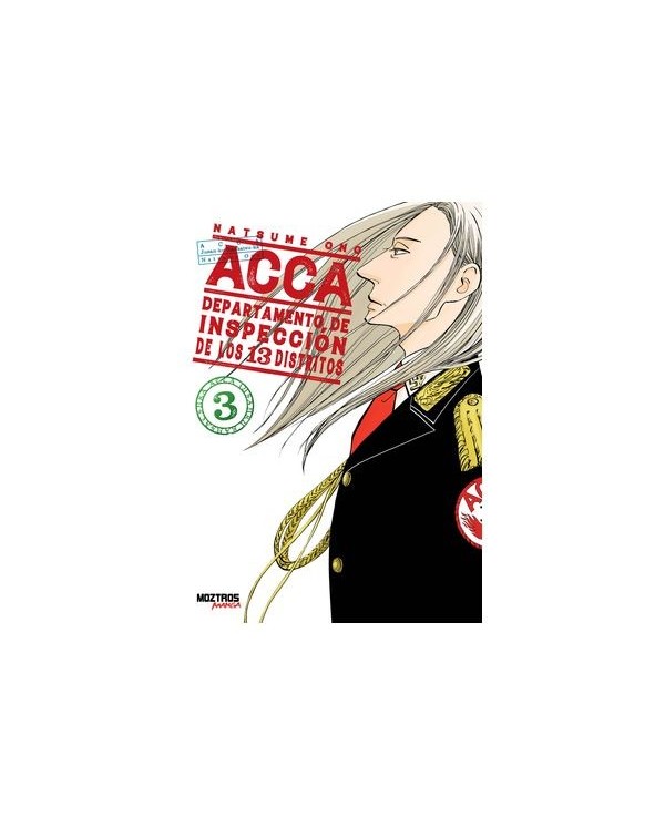 ACCA DEPARTAMENTO DE INSPECCIÓN DE LOS 13 DISTRITOS - VOL. 03,9788419903488,NATSUME ONO,MOZTROS