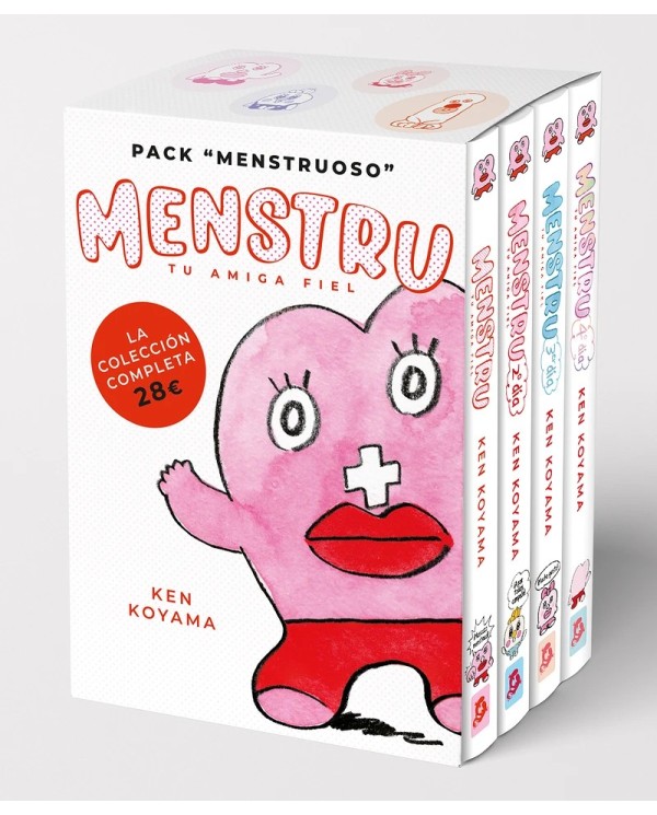 PACK MENSTRUOSO: MENSTRU, TU AMIGA FIEL, VOL.1-4   9788418739415 Kumota Haruko TOMODOMO