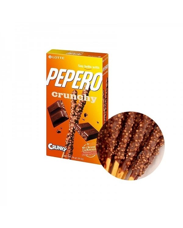 PEPERO SABOR CHOCO CRUNCHY  8801062881741