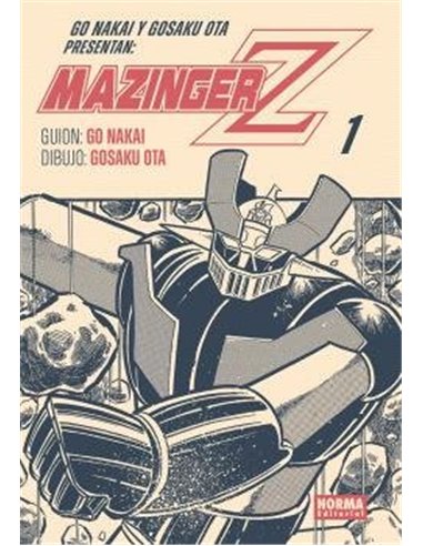 GO NAGAI/GOSAKU OTA,NORMA,Manga,9788467968385 ,MAZINGER Z 1