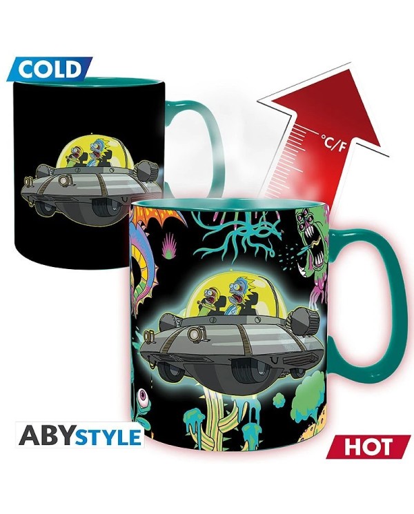 RICK AND MORTY - TAZA TERMINCA - 460 ml - Spaceship -  3665361016038