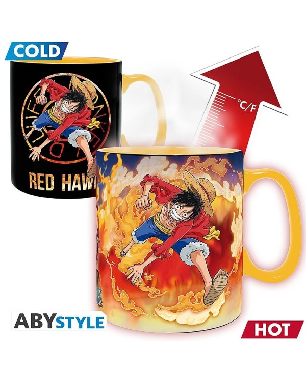 ONE PIECE - TAZA TERMICA - Luffy & Sabo 3665361139768