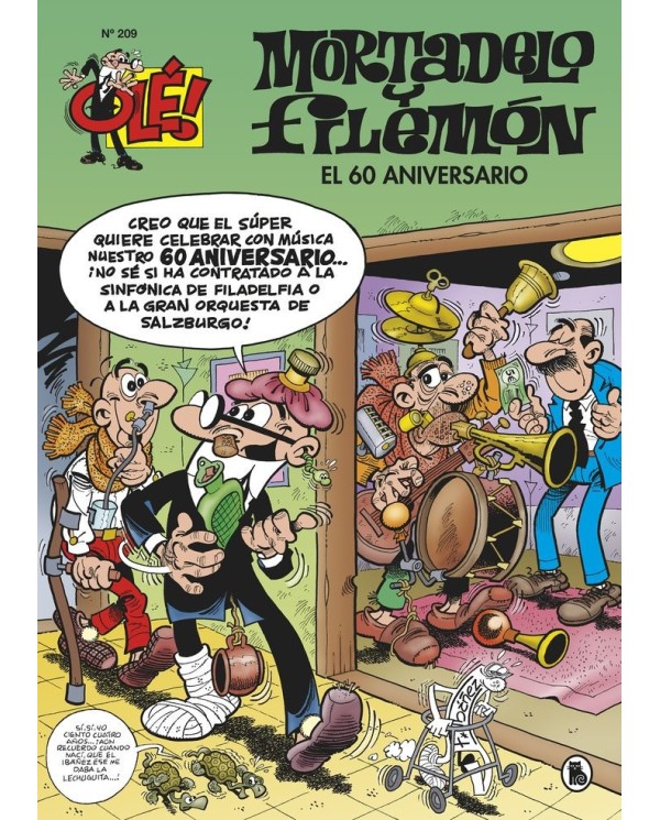 FRANCISCO IBAÑEZ,BRUGUERA,,9788402421661,60 ANIVERSARIO OLE MORTADELO 209