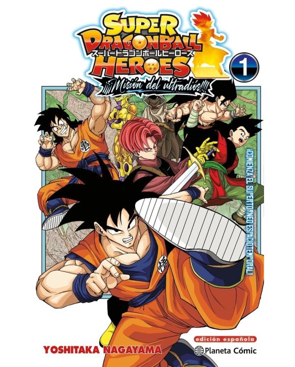 TORIYAMA  AKIRA/NAGAYAMA  YOSHITAKA,PLANETA COMIC,,9788411612630 ,DRAGON BALL HEROES ULTRA GOD MISSION 1